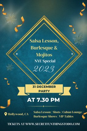 Secret Fun Experiences NYE 2023 Special Event Salsa Lesson Burlesque and Mojitos .jpeg